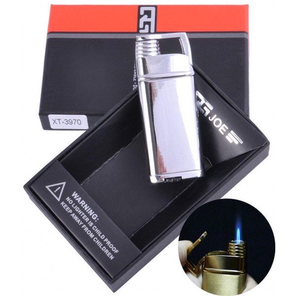 

Зажигалка подарочная (Острое пламя) 3970 Silver