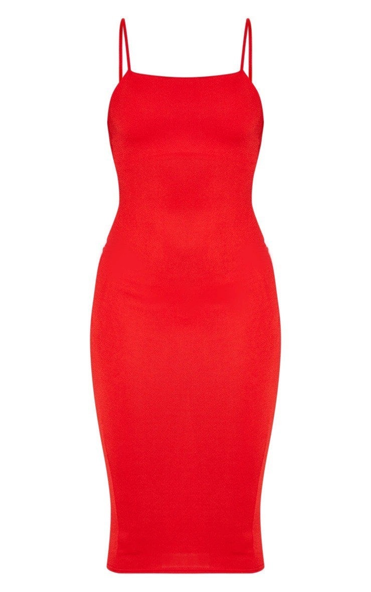 

Платье PrettyLittleThing 38 красный 4823085614177