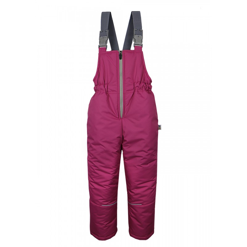 

Теплый полукомбинезон для девочки DaNa-kids 104 см Малиновый (50121)