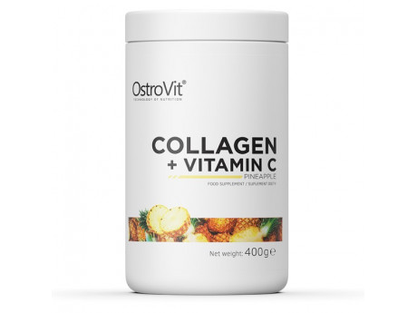 

Коллаген OstroVit Collagen + Vitamin C 400 грамм Вкус Ананас