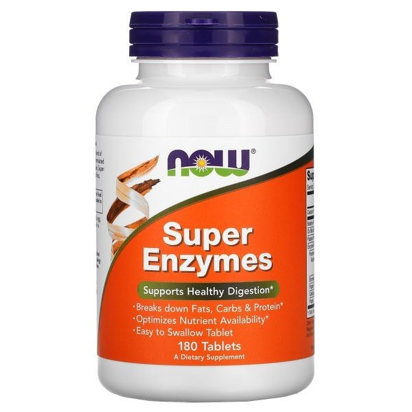 

Витамины и минералы NOW Foods Super Enzymes 180 таблеток
