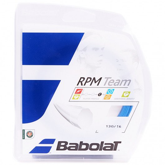 

Теннисные струны для ракетки Babolat RPM TEAM 12M (Комплект,12 метров) 241108/136 130