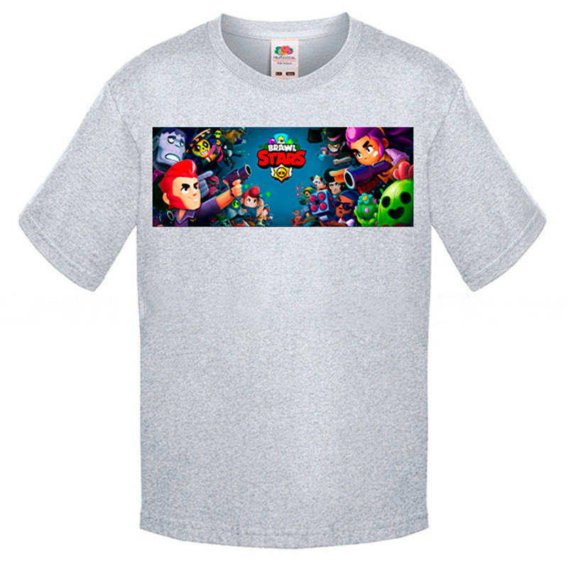 

Футболка Fruit of the Loom Brawl Stars Серый 128 см B2BM128