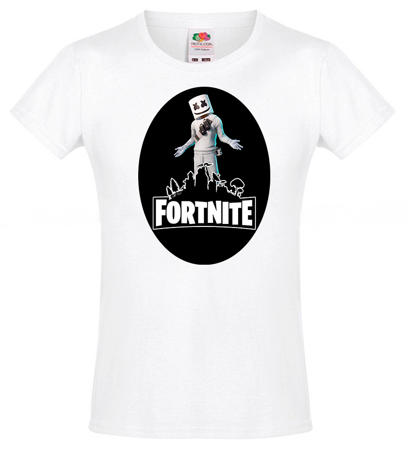 

Футболка Fruit of the Loom fortnite Белый 140 см BF2LD140