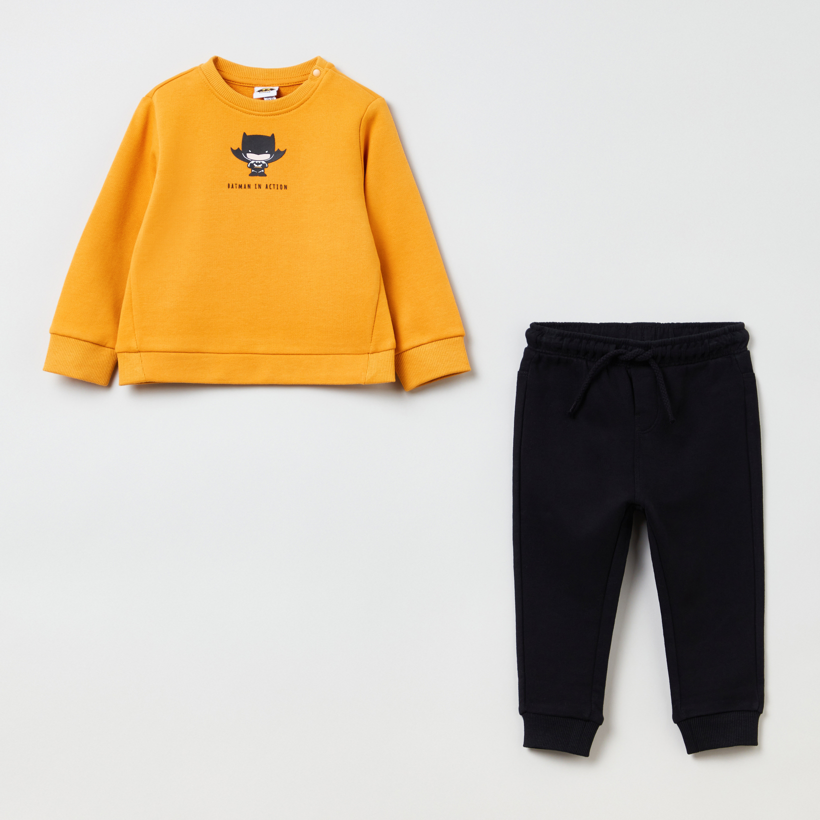 

Костюм (свитшот + штаны) OVS 1311538-58 86 см Orange