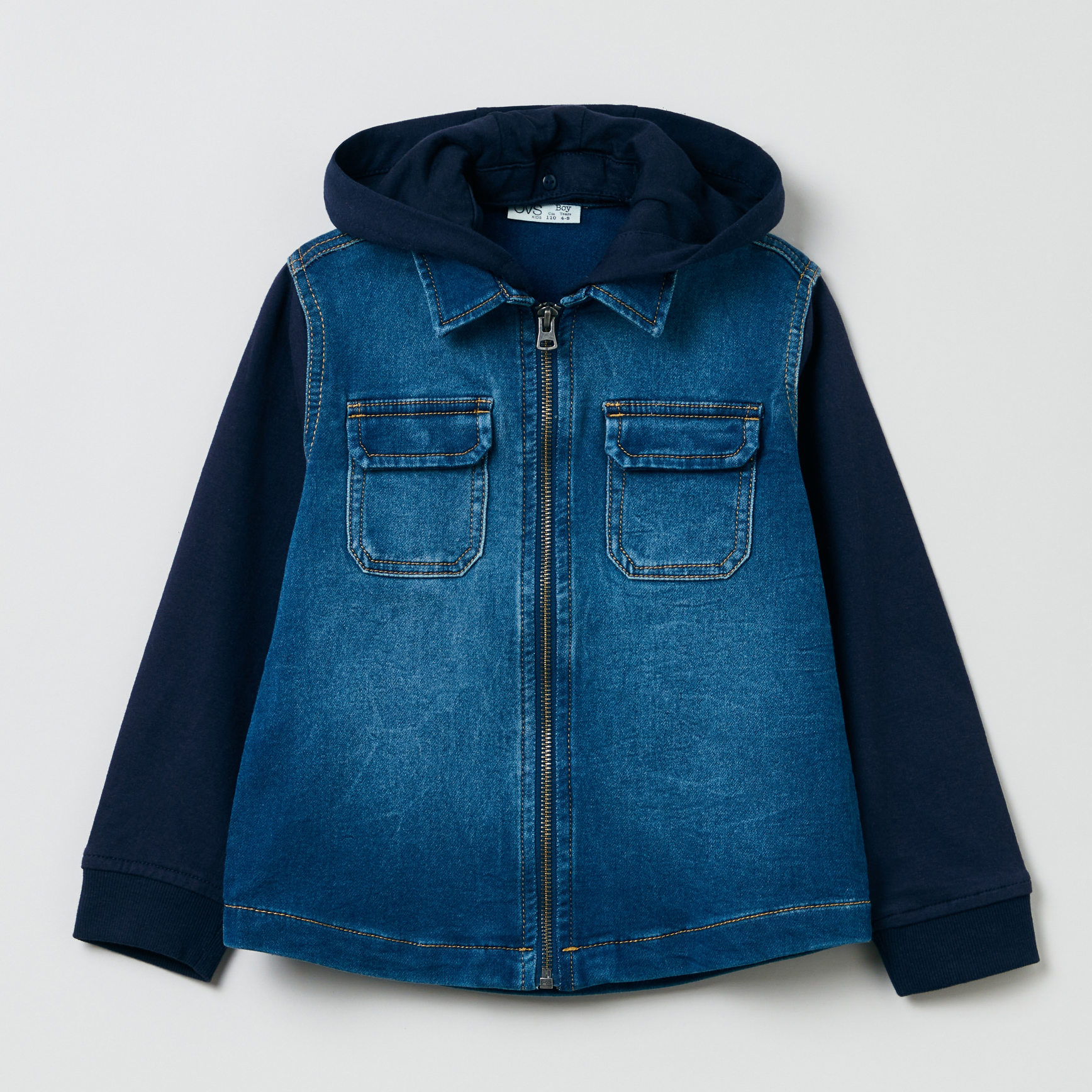 

Джинсовая куртка OVS 1268728-62 122 см Blue