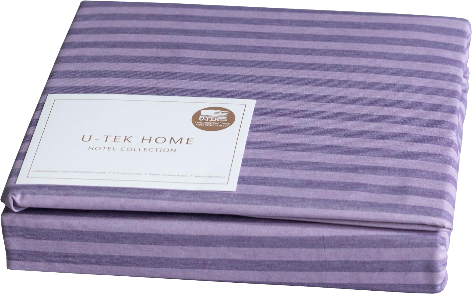 

Простынь U-tek Cotton Stripe Plum-Lilac 30 140х200