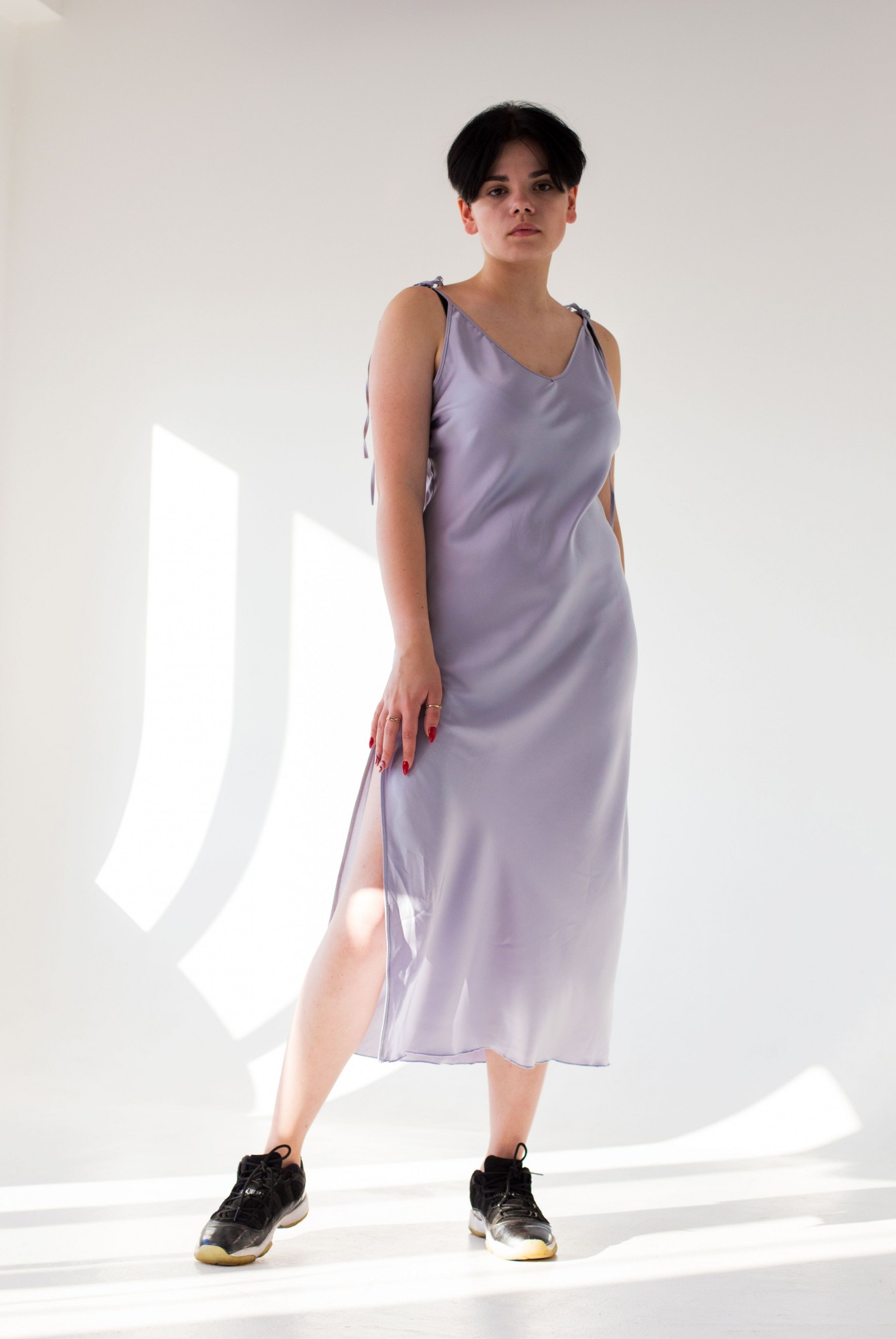 

Платье Sedletskaya  шелк лавандовое, Платье Sedletskaya One Size шелк лавандовое