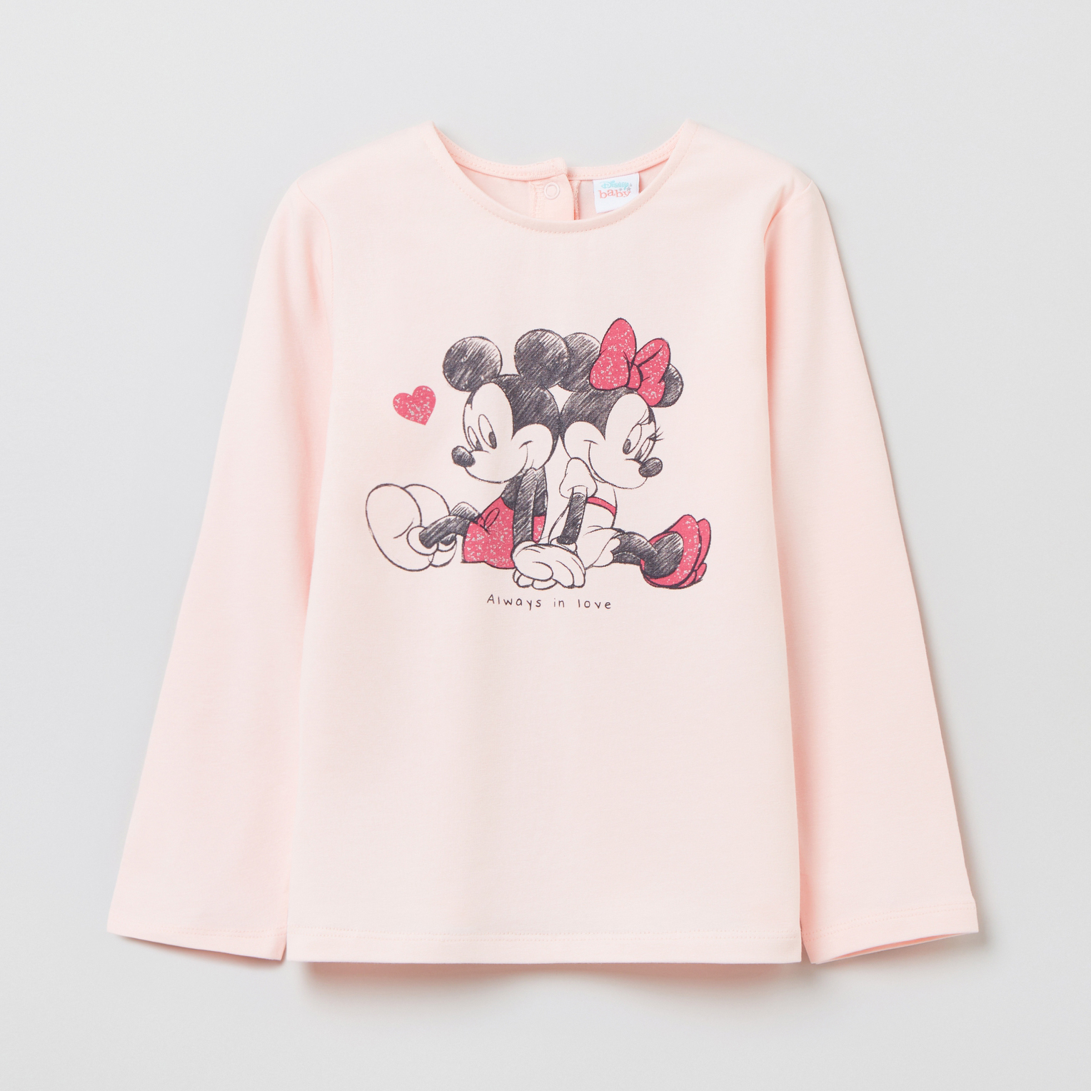 

Футболка с длинными рукавами OVS 1293375-261 86 см Pink