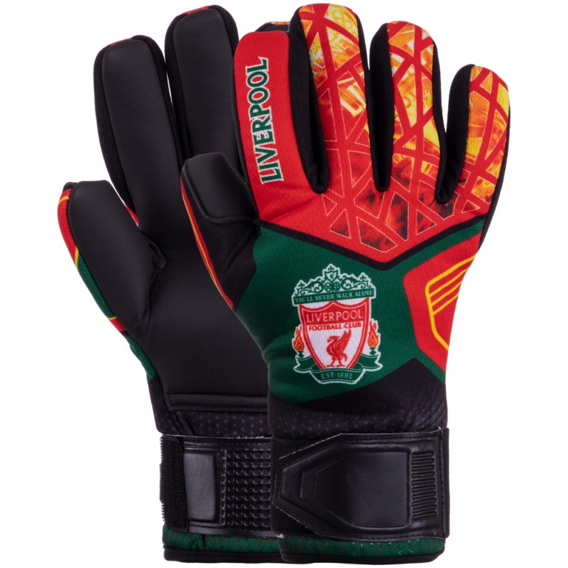 

Перчатки вратарские PlayGame Liverpool, размер 8-10, код: FB-2374-03-S52