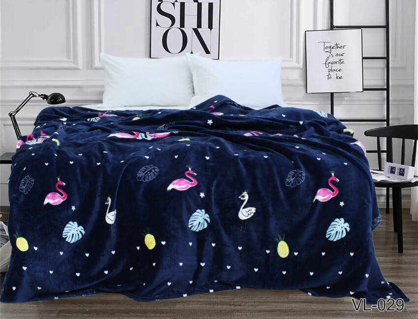 

Плед "Велсофт" (микрофибра) ПТИЧКИ VL-029 200*220