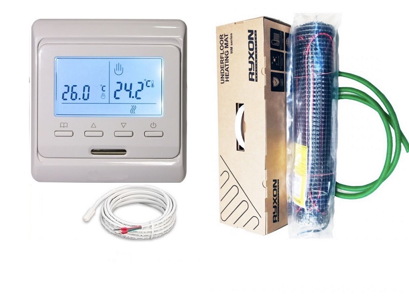 

Теплый пол Ryxon HM-200 двухжильный мат 2000 Вт 10 м2 с программируемым терморегулятором в комплекте (VIT7856)