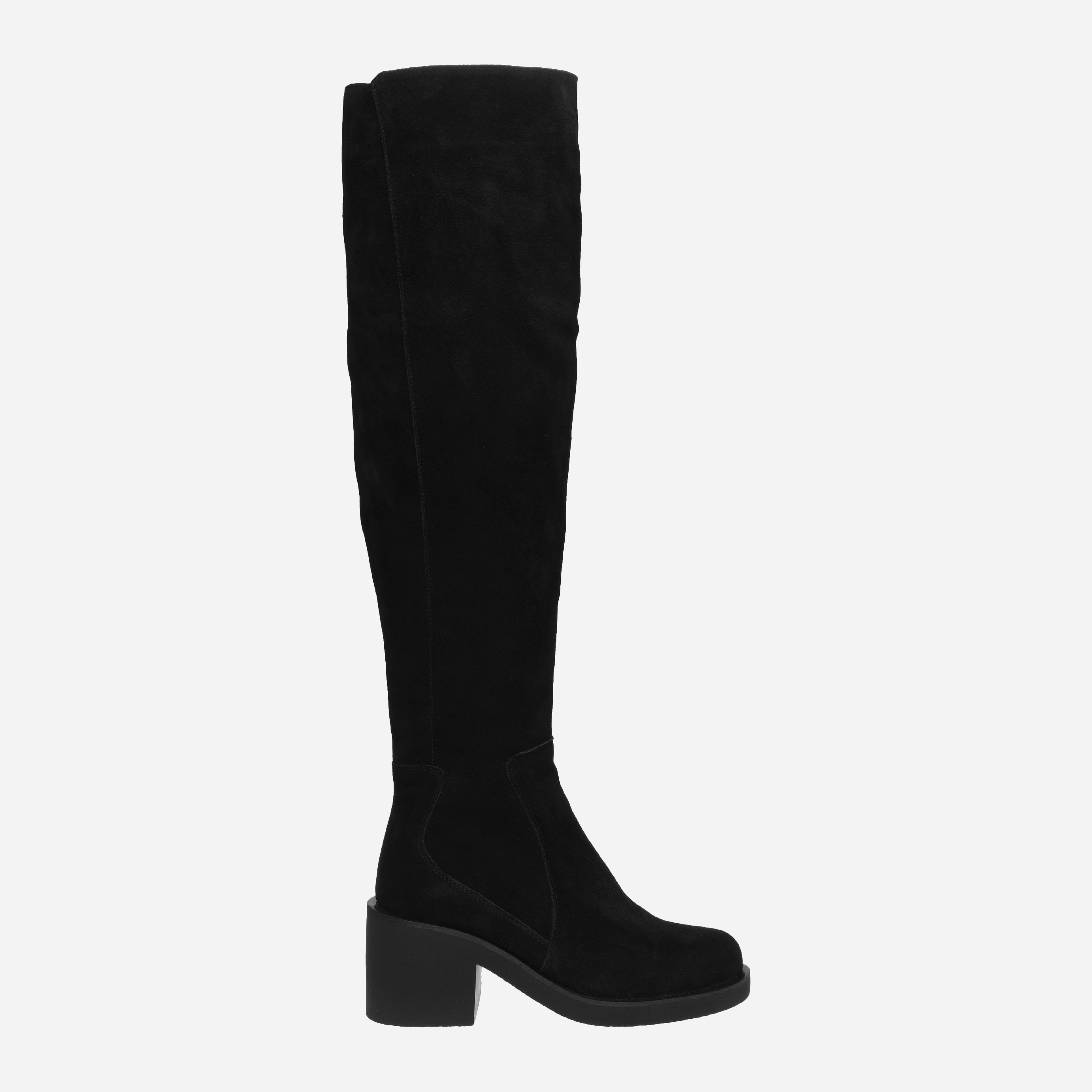 Акція на Жіночі зимові чоботи Maurizi 22863-11 37 (23.5 см) Чорні від Rozetka