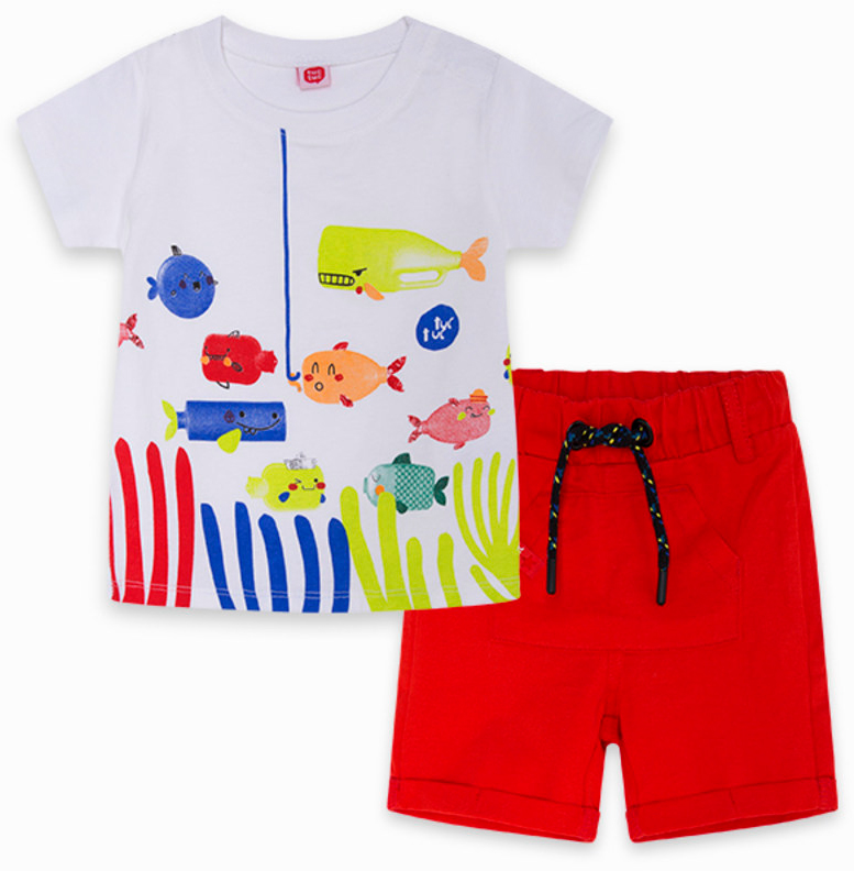 

Костюм (футболка + шорты) TUC TUC 11280490 111-116 см Красный