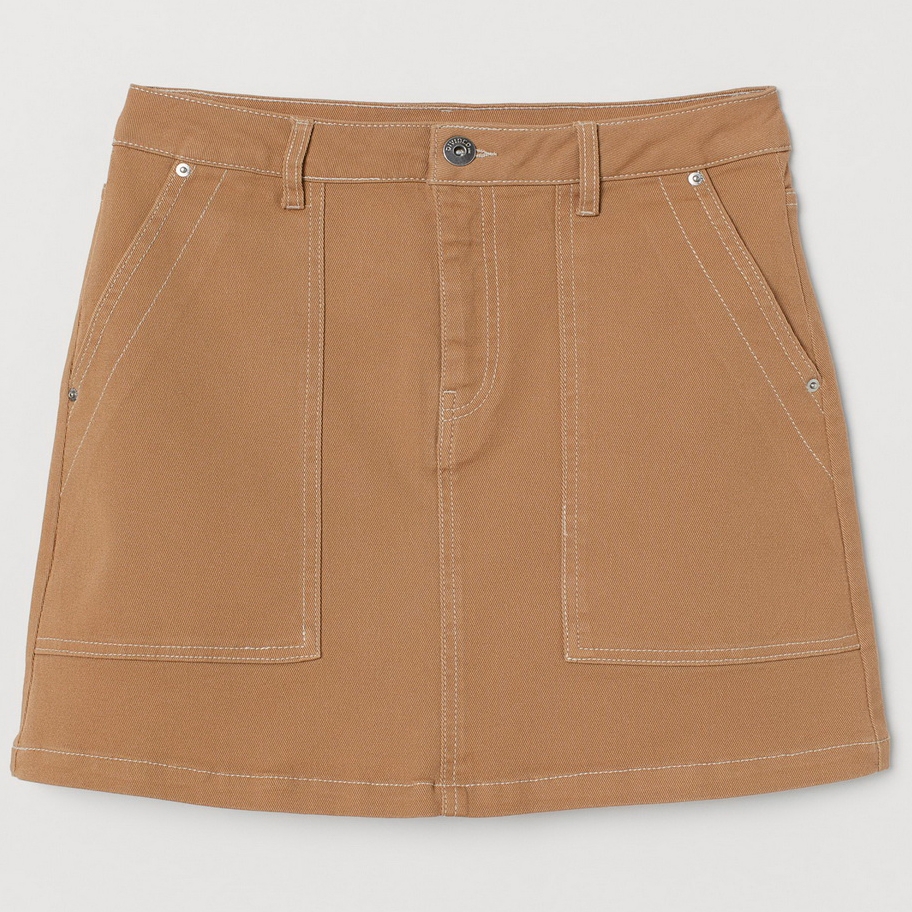 

Юбка H&M 0745312-9  Бежевая, Юбка H&M 0745312-9 36 Бежевая