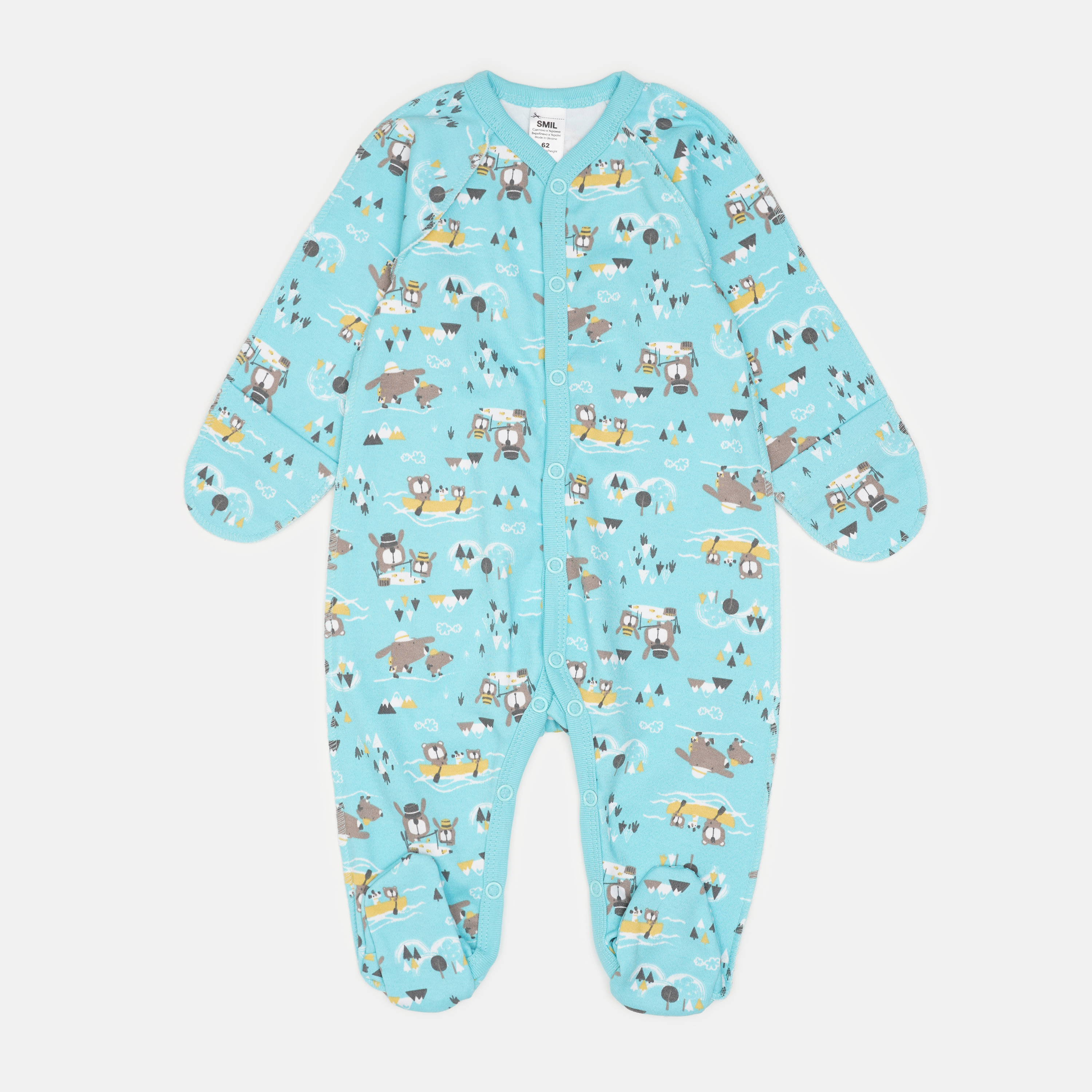 

Человечек Smil Daddy'S Time 108563 62 см Рисунок на бирюзовом