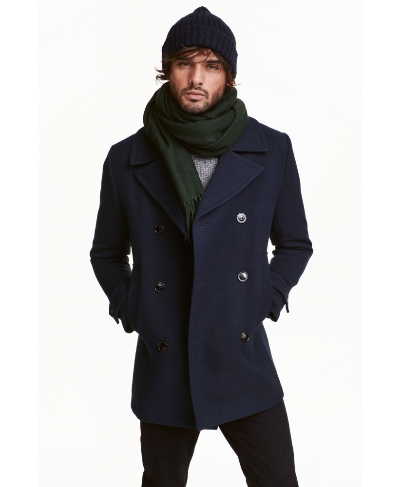 

Пальто H&M 27214  Синiй, Пальто H&M 27214 46 Синiй