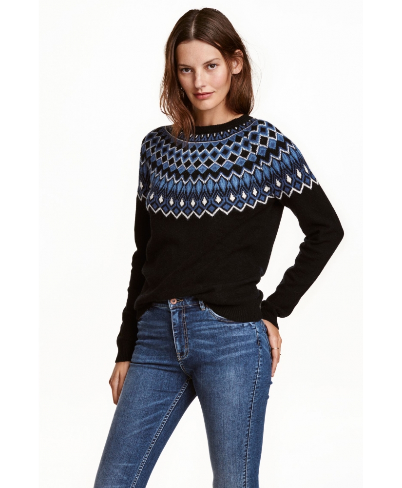 

Кофта H&M 34062 M Темно-синій