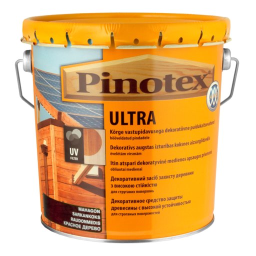 

Антисептик Pinotex Ultra красное дерево. 3 л (10081365)