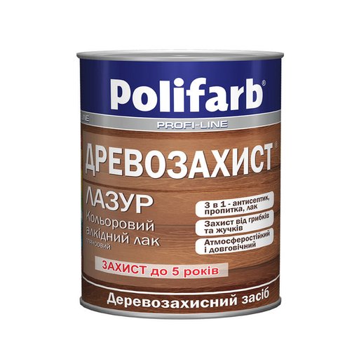 

Лазурь Polifarb золотая сосна 2,2 кг (11940656)