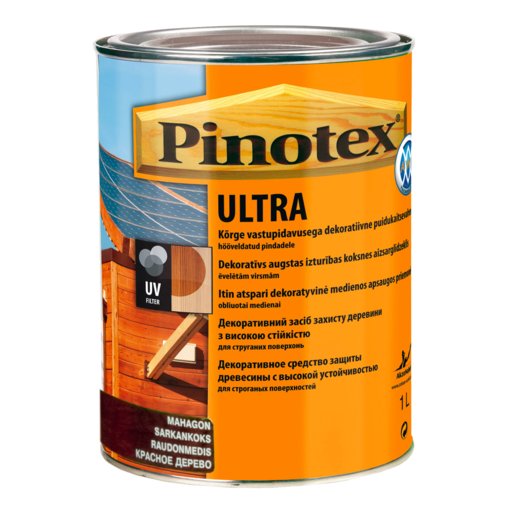 

Антисептик Pinotex Ultra красное дерево 1 л (10081351)