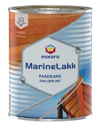 

Лак яхтный Eskaro Marine Lak матовый 0,95 л (11870124)