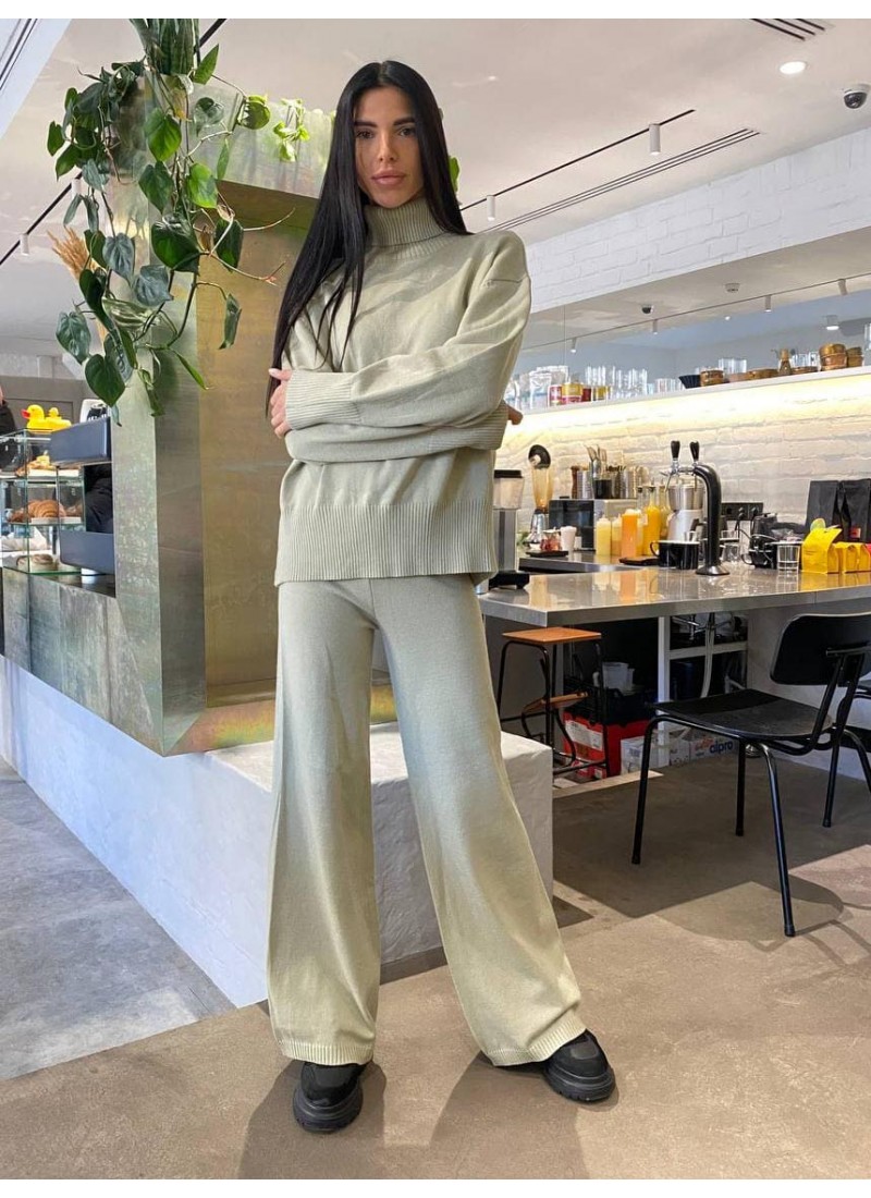 

Костюм женский тёплый bala вязанный oversize Modern Boutique оливковый,  КО9023, Костюм женский тёплый bala вязанный oversize Modern Boutique оливковый, M КО9023
