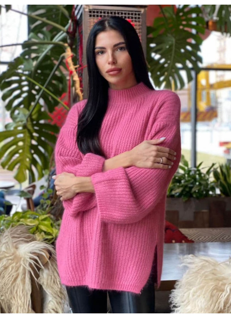 

Свитер вязанный 2507# Modern Boutique розовый,  СВ2507, Свитер вязанный 2507# Modern Boutique розовый, one size СВ2507