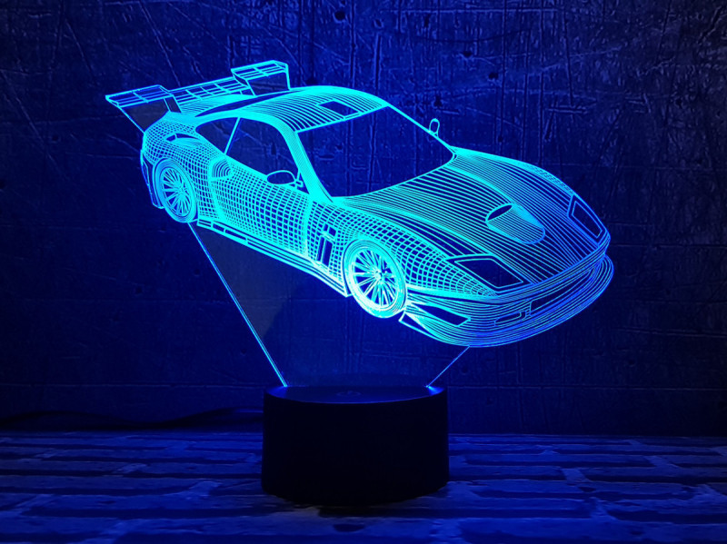 

3D светильник ночник "Автомобиль 24" 3DTOYSLAMP