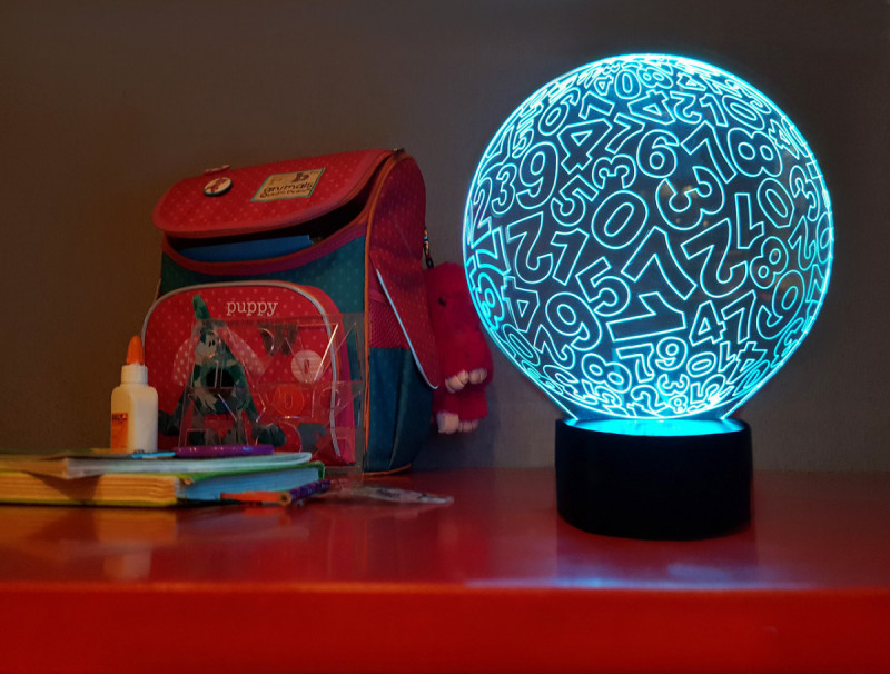 

Детский ночник - светильник "Цифры" 3DTOYSLAMP