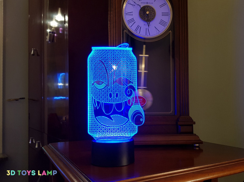 

3D лампа "Крейзи Бир" 3DTOYSLAMP