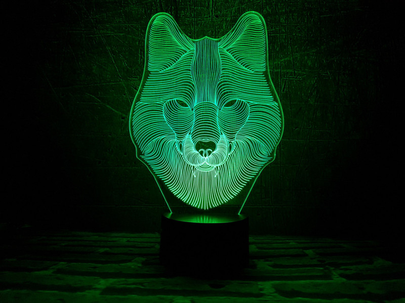 

3D Ночник "Волк" 3DTOYSLAMP