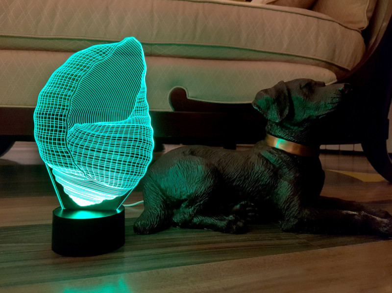 

3d светильник "Ракушка" 3DTOYSLAMP