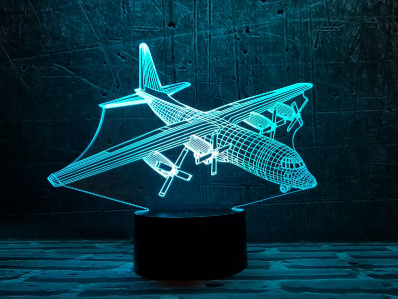 

3D светильник ночник "Самолет 4" 3DTOYSLAMP