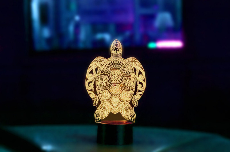 

Сменная пластина для 3D светильников "Черепаха" 3DTOYSLAMP