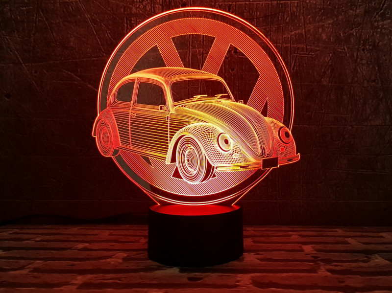 

Детский ночник - светильник " Автомобиль 27 " 3DTOYSLAMP