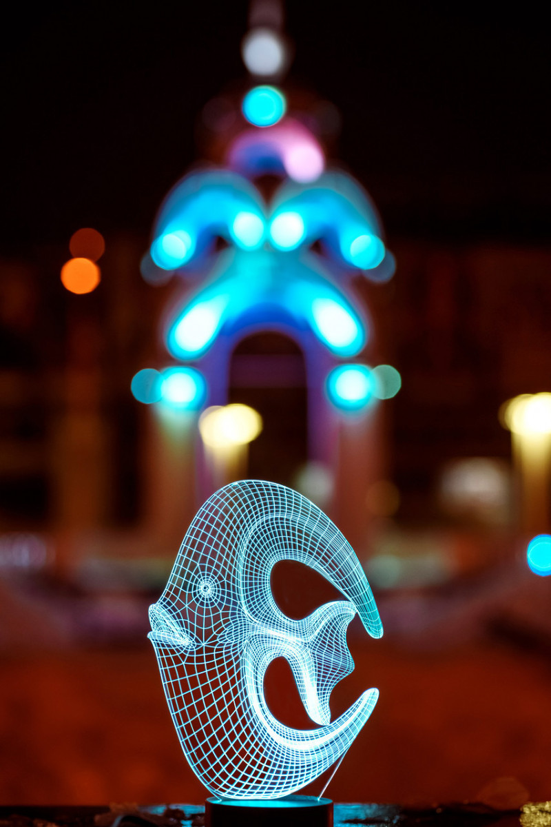 

3D светильник "Коралловая рыбка" 3DTOYSLAMP