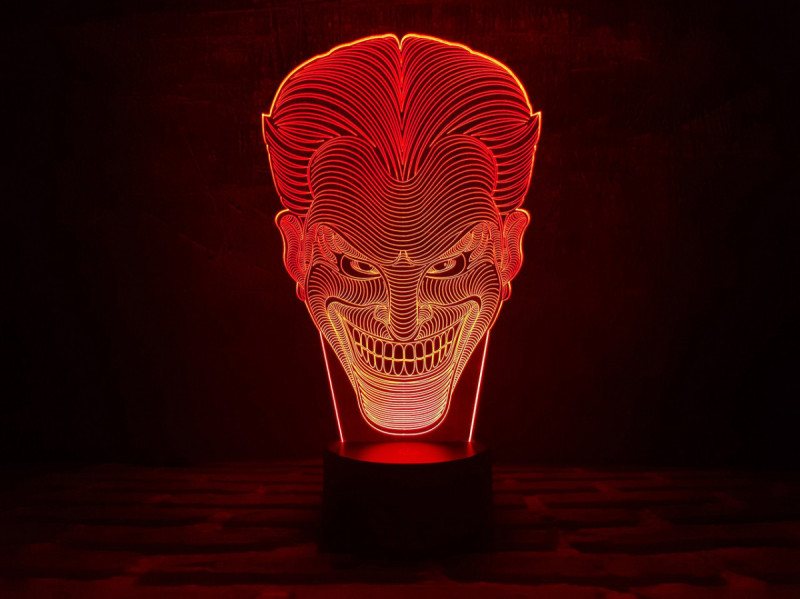 

Детский ночник - светильник "Джокер" 3DTOYSLAMP
