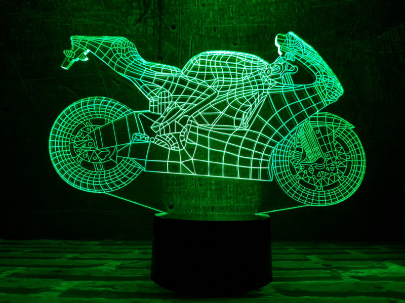 

Сменная пластина для 3D светильников "Мотоцикл 4" 3DTOYSLAM