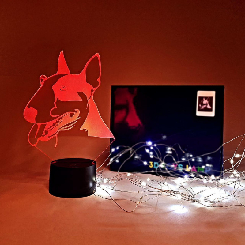 

3D ночник "Бультерьер" 3DTOYSLAMP