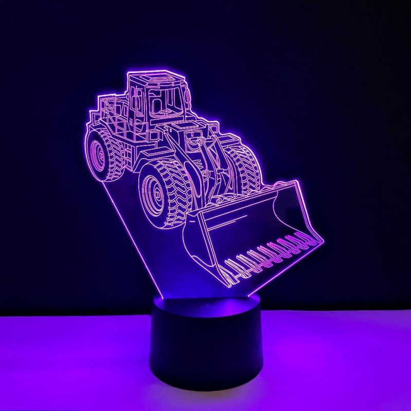 

3D ночник "Фронтальный погрущик" 3DTOYSLAMP