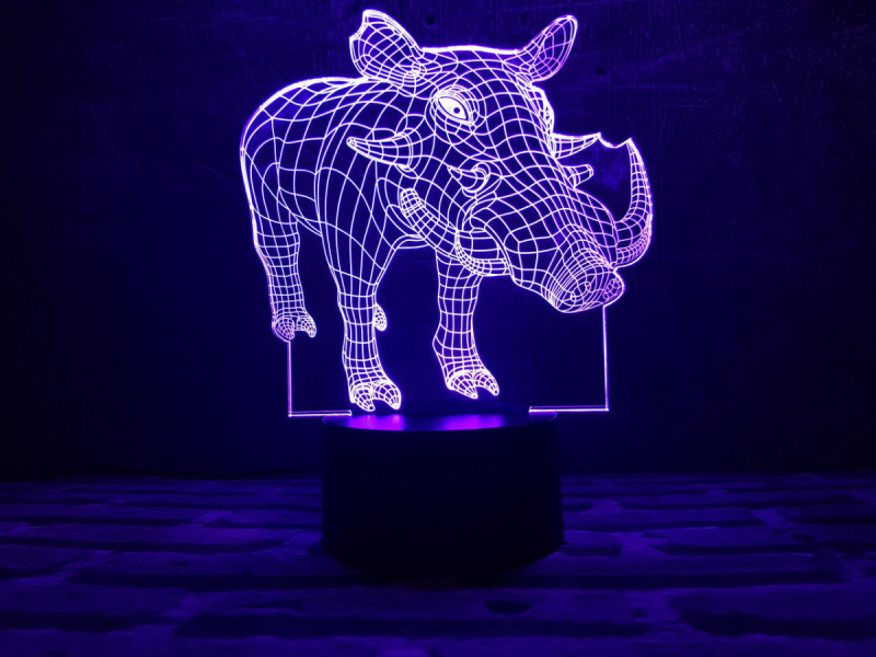 

Детский ночник - светильник "Пумба" 3DTOYSLAMP