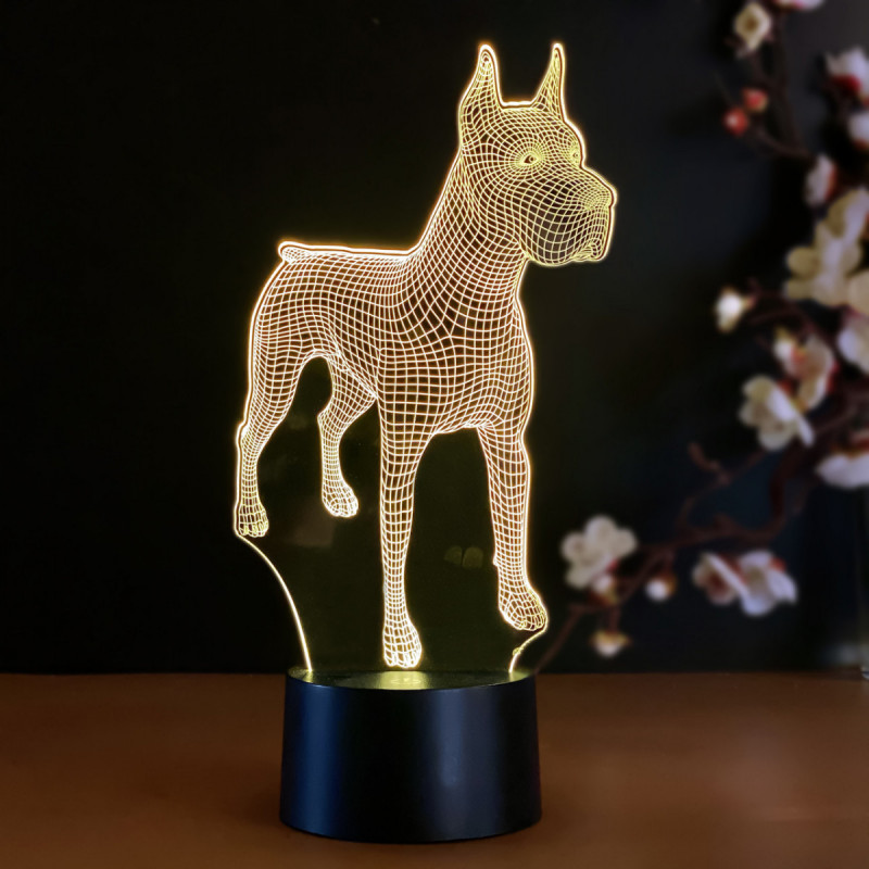 

3D ночник "Доберман" 3DTOYSLAMP
