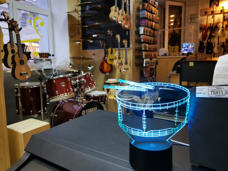 

3D ночник "Барабан" 3DTOYSLAMP