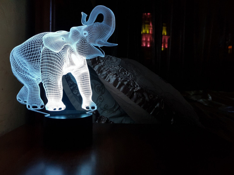 

Детский ночник - светильник "Слон" 3DTOYSLAMP