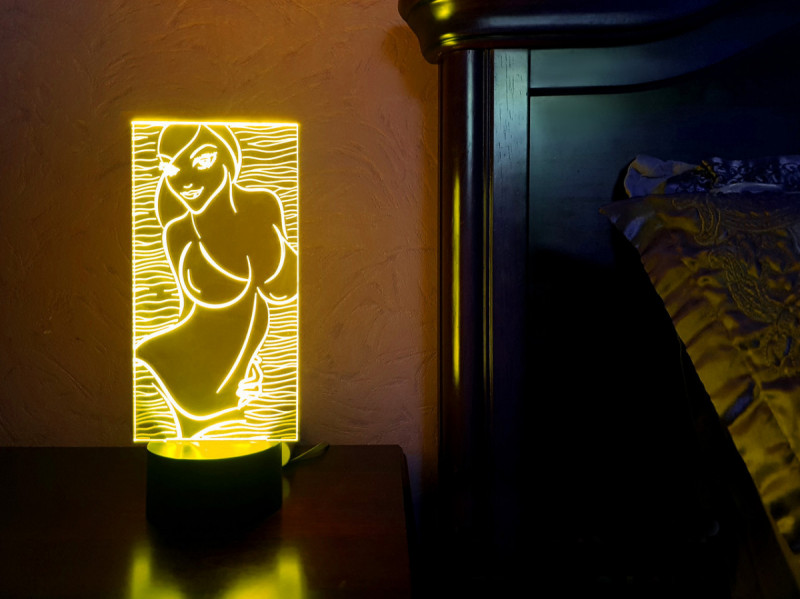 

3D ночник "Девушка" 3DTOYSLAMP