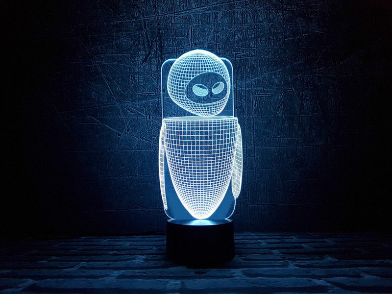 

Сменная пластина для 3D светильников "Ева" 3DTOYSLAMP
