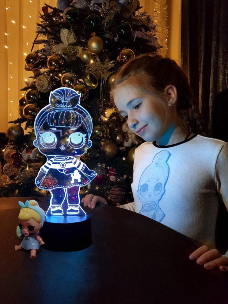 

Ночник - светильник детский «LOL 1» 3DTOYSLAMP