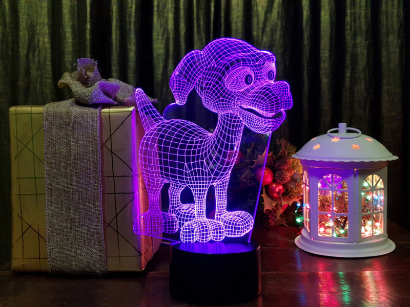 

Детский ночник - светильник "Дружок" 3DTOYSLAMP