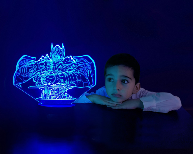 

Детский ночник для мальчика "Трансформер 3" 3DTOYSLAMP